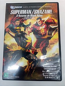 Dvd Superman/ Shazam ! o Retorno do Black Adam Editora Warner [usado]