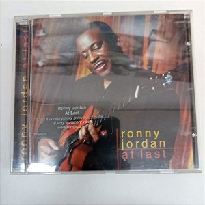 Cd Ronny Jordan - At Last Interprete Ronny Jordan [usado]