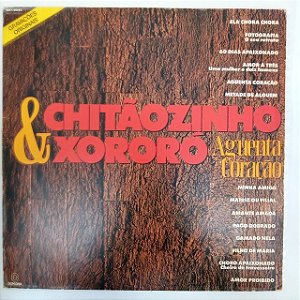 Disco de Vinil Chitãozinho e Xororo - Aguenta Coração Interprete Chitãozinho e Xororo (1991) [usado]