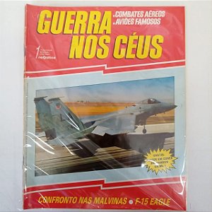 Revista Guerra nos Céus - Combates Aéreos Aviões Famosos Autor Riografica (1986) [usado]