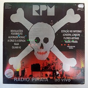 Disco de Vinil Rpm - Radio Pirata A2o Vivo Interprete Rpm (1986) [usado]