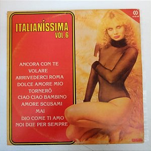 Disco de Vinil Italianissima Vol.6 Interprete Varios (1985) [usado]