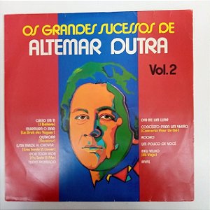 Disco de Vinil Altemar Dutra Vol.2 - os Grandes Sucessos de Altemar Dutra Interprete Altemar Dutra (1974) [usado]