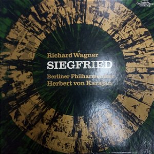 Disco de Vinil Richard Wagner - Siegfried /box com Cinco Discos (completo) Interprete Berliner Philharmoniker Herbert Von Karajan [usado]