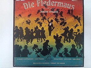 Disco de Vinil Die Fledermaus - (o Morcego) John Strauss Interprete Philharmonia Orchestra [usado]