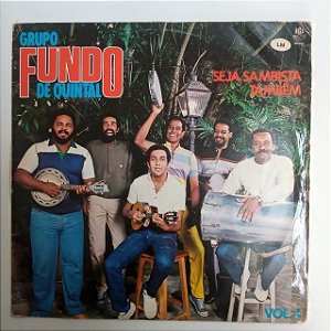 Disco de Vinil Grupo Fundo de Quintal - Seja Sambista Também Interprete Grupo Fundo de Quintal (1984) [usado]