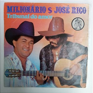 Disco de Vinil Milhonário e José Rico - Tribunal do Amor Interprete Milhonário e José Rico (1982) [usado]