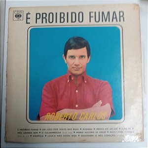 Disco de Vinil Roberto Carlos - é Proibido Fumar Interprete Roberio Carlos [usado]