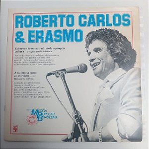 Disco de Vinil Roberto Carlos e Erasmo - História da Música Popular Brasileira Interprete Roberto Carlos e Erasmo (1983) [usado]