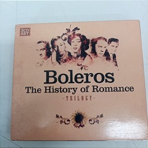 Cd Boleros - The History Of Romance Box com Três Cds Interprete Varios [usado]