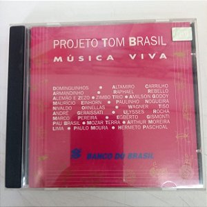 Cd Projeto Tom Brasil - Música Viva Interprete Varios (1993) [usado]