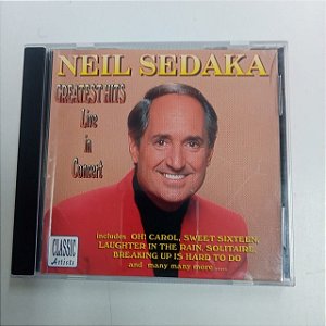 Cd Neil Sedaka - Greatest Live In Concert Interprete Neil Sekada [usado]