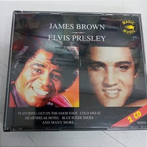Cd James Brown /elvis Presley Box com Dois Cds Interprete James Brown /elvis Presley [usado]
