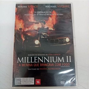 Dvd Millenium 2 - a Menina que Brincava com Fogo Editora Stieg Larson [usado]