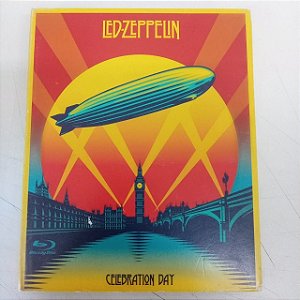 Dvd Led Zepplin - Celebration Day Box com Dois Cds e um Blu-ray Editora Dick Corruters [usado]