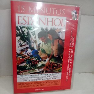 Dvd 15 Minutos de Esapanhol - Aprenda Ujm Idioma com Apenas 15 Minutos de Prática Diária Editora Pujbli Folha [usado]