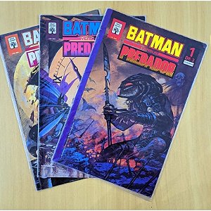 Gibi Batman Versus Predador Nº 1 de 3 - 3 Edições Autor Batman Versus Predador Nº 1 de 3 (1992) [usado]