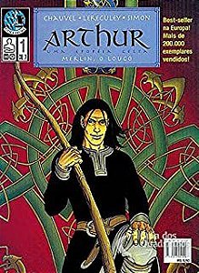 Gibi Arthur- Uma Epopéia Celta 1 de 7 : Merlin, o Louco Autor Chauvel/lereculey/ Simon [usado]