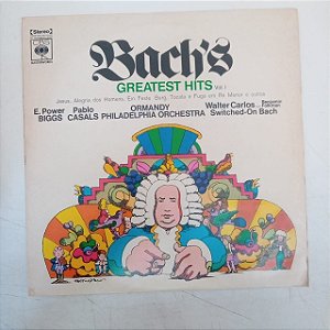Disco de Vinil Bach´s Greatest Hits Vol.1 Interprete Biggs Casals Philadelphia Orchestra (1969) [usado]