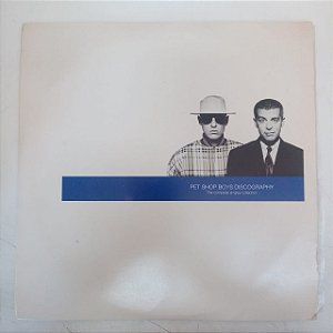 Disco de Vinil Pet Shop Boys Discography - The Complete Single Collection /album com Dois Discos Interprete Pet Shop Boys (1991) [usado]