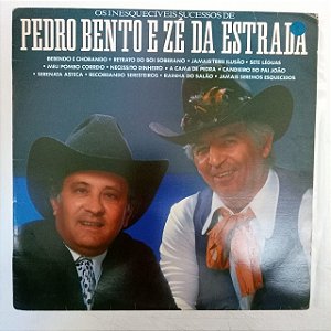 Disco de Vinil Pedro Bento e Zé da Estrada - os Inequecíveis Sucessos Interprete Pedro Bento e Zé da Estrada (1989) [usado]