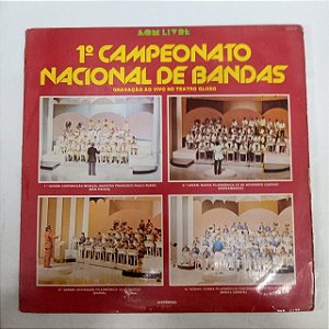 Disco de Vinil 1º Campeonato Nacional de Bandas - Gravação ao Vivo Teatro Globo Interprete Varios (1977) [usado]