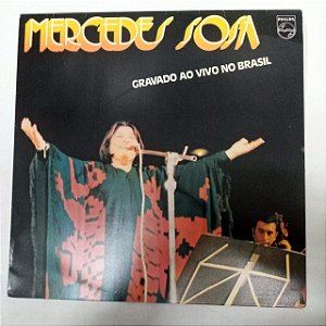 Disco de Vinil Mercedes Rosa - Gravado ao Vivo no Brasil Interprete Mercedes Rosa (1980) [usado]