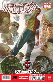 Gibi o Espetacular Homem-aranha Nº 05 - Totalmente Nova Marvel Autor sob Pressão... (2015) [usado]