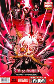 Gibi os Vingadores Nº 25 - Totalmente Nova Marvel Autor Fim do Mundo (2015) [usado]