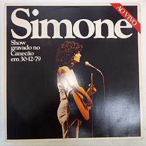 Disco de Vinil Simone ao Vivo - Show Gravbado no Caneção ao Vivo Interprete Simone (1980) [usado]