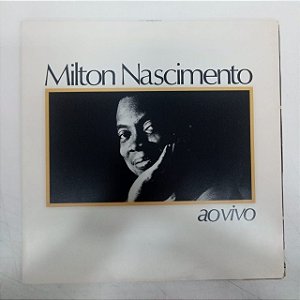 Disco de Vinil Milton Nascimento ao Vivo Interprete Milton Nascimento (1983) [usado]