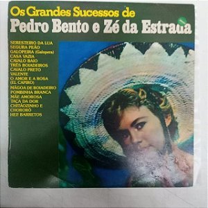 Disco de Vinil Pedro Bento e Zé da Estrada - os Grandces Suc Essos Interprete Pedro Bento e Zpe da Estrada (1977) [usado]