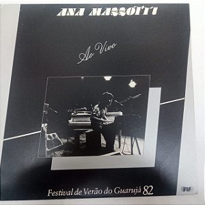 Disco de Vinil Ana Mazzotti ao Vivo Interprete Ana Mazzotti (1982) [usado]