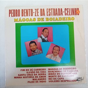 Disco de Vinil Pedro Bento e Zé da Estrada-celinho - Mágoas de Boiadeiro Interprete Pedro Bento e Zé da Estrada (1992) [usado]