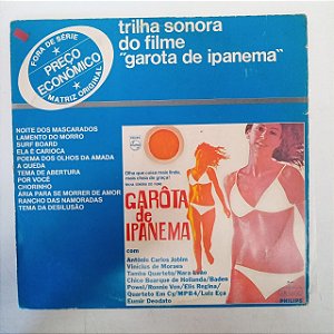 Disco de Vinil Garota de Ipanema - Trilha Sonora do Filme Interprete Varios (1976) [usado]