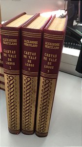 Livro Cartas de Vale de Lobos- 3 Volumes Autor Herculano, Alexandre [usado]