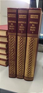 Livro Historia da Inquisição Volumes 1,2 e 3 Autor Herculano, Alexandre [usado]