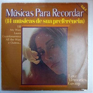 Disco de Vinil Músicas para Recordar -vol.4 Interprete Varios (1976) [usado]