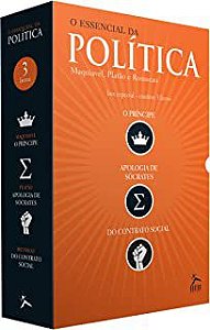 Livro o Essencial da Política- Box Especial com 3 Livros Autor Maquiavel/ Plantão/ Rousseau [usado]