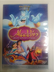 Dvd Aladim - Edição Especial com Dois Dvds Editora Walt [usado]