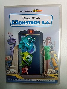 Dvd Monstros S.a. Editora Pete Docter [usado]