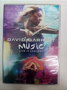 Dvd David Garret - Music Live In Concert Editora Mendes Ressenger [usado]