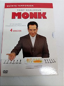 Dvd Monk - Quinta Temporada Completa com Quatro Dvds Editora [usado]
