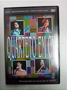 Dvd Quarteto em Cy - Show Gravado ao Vivo no Rio de Janeiro Editora Cid [usado]