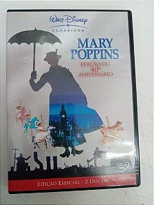 Dvd Mary Poppins - Edição 40º Aniversario /dvd Duplo Editora Robert Stevenson [usado]