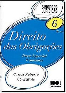 Livro Direito das Obrigações Tomo 1 : Parte Especial Contratos - Sinopses Jurídicas Vol. 6 Autor Gonçalves, Carlos Roberto (2014) [usado]