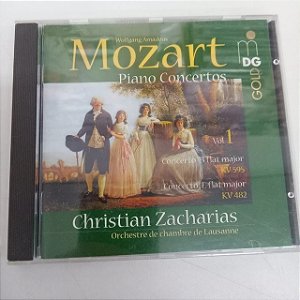 Cd Mozart Piano Concertos Interprete Christian Zacharias (2003) [usado]