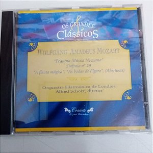 Cd Wolfgang Amadeus Mozart - os Grandes Clássicos Interprete Orquestra Filarmonica de Londres (1990) [usado]