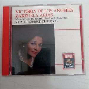 Cd Victoria de Los Angeles - Zarzuela Arias Interprete Members Of The Spanish National Orchestra (1988) [usado]