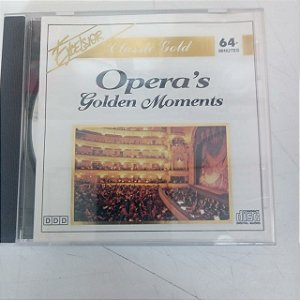 Cd Opera´s - Golden Moments Interprete Zagred Phiharmionic Orchestra e Outros [usado]
